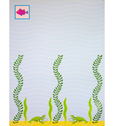 Наклей, малятко! Буль-буль! Хто живе в морі?