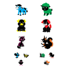 Мої перші тваринки. Контрастні картинки