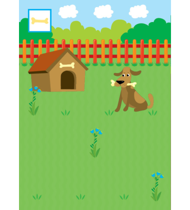 Наклей, малятко! Рох-рох! Хто живе на фермі?