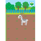 Наклей, малятко! Рох-рох! Хто живе на фермі?