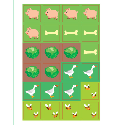 Наклей, малятко! Рох-рох! Хто живе на фермі?