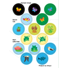 Зоопарк. Аплікації з наліпками