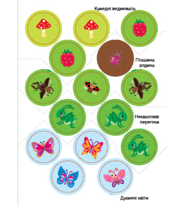 Ліс. Аплікації з наліпками
