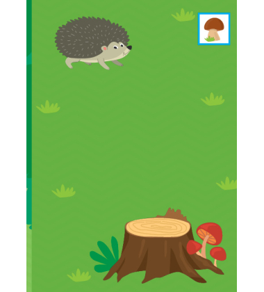 Наклей, малятко! Фир-фир! Хто живе в лісі?