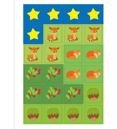 Наклей, малятко! Фир-фир! Хто живе в лісі?