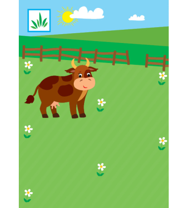 Наклей, малятко! Хрум-хрум! Що їдять тваринки?