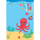 Прості аплікації великими наліпками. Морські пригоди