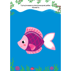 Наліпки-розмальовки. Равлик