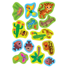 Тварини світу. Прості аплікації великими наліпками