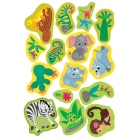 Тварини світу. Прості аплікації великими наліпками