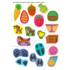 Наліпки-вирізалки. Добери за асоціацією