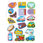 Наліпки-вирізалки. Добери за асоціацією