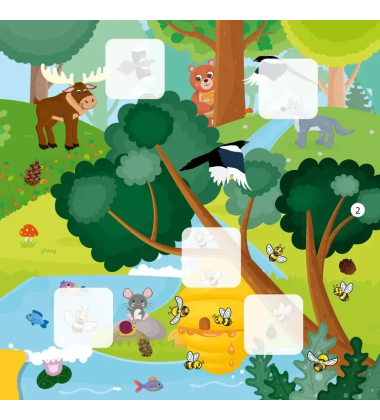 У лісі й на луці. 50 наліпок