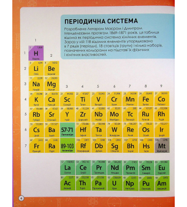 Наукові історії. Періодична система хімічних елементів