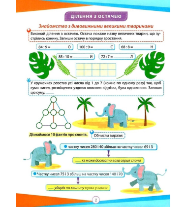 Математика. 4 клас. Цікаві вправи та задачі