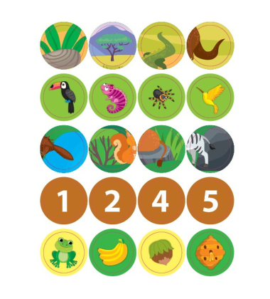 Пригоди з наліпками. У зоопарку