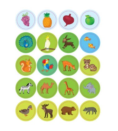 Пригоди з наліпками. У зоопарку