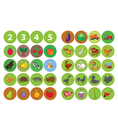 Пригоди з наліпками. На фермі