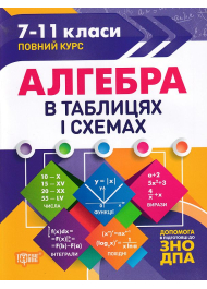 Алгебра в таблицях і схемах. 7-11 класи. Допомога у підготовці до ДПА, ЗНО