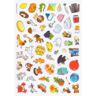 Школа чомучки. English ABC. 100 розвивальних наліпок