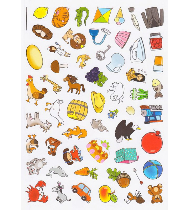 Школа чомучки. English ABC. 100 розвивальних наліпок