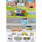 Перший віммельбух із наліпками. Транспорт