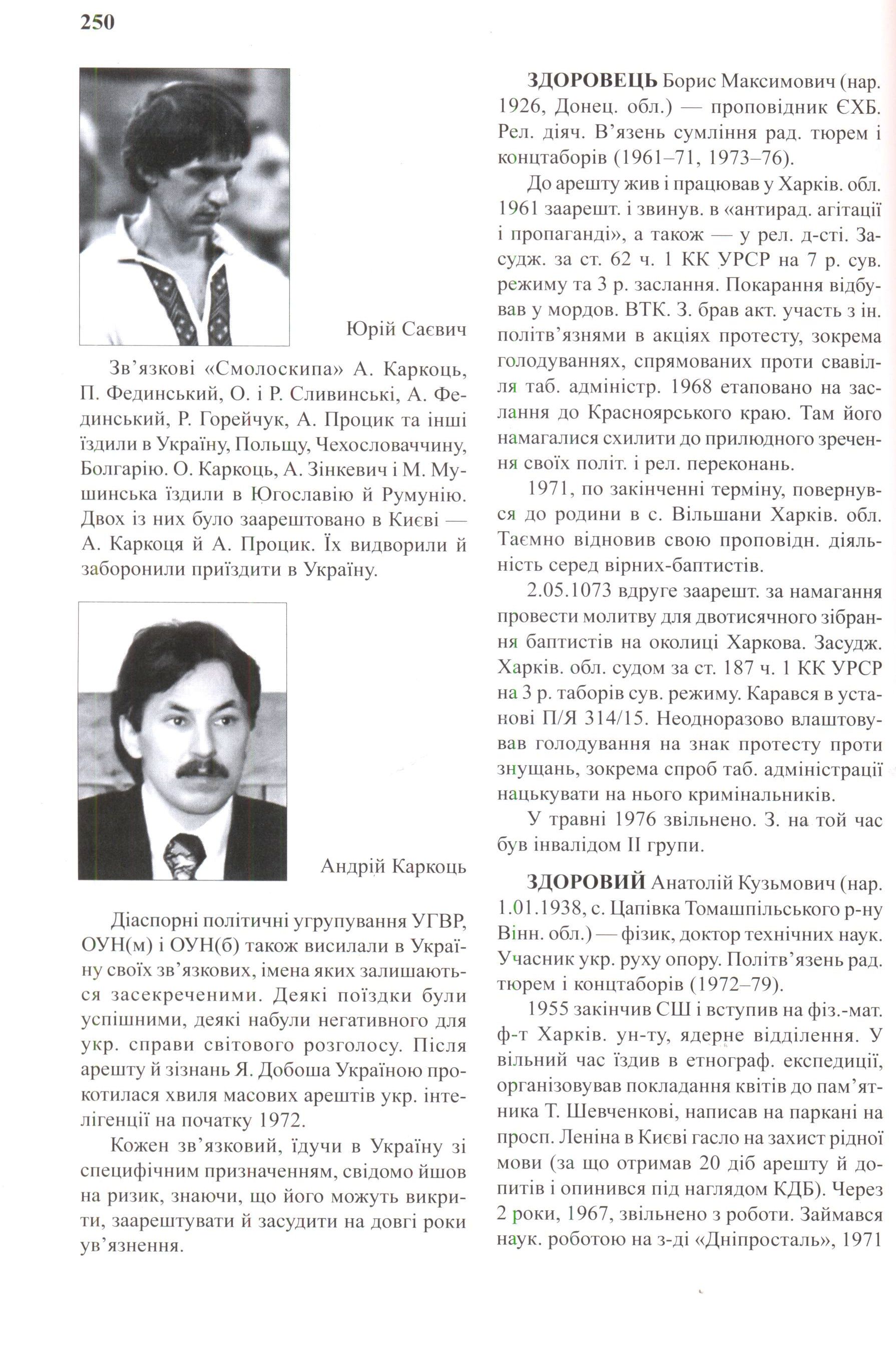 Рух опору в Україні 1960-1990. Енциклопедичний довідник. Фото N3