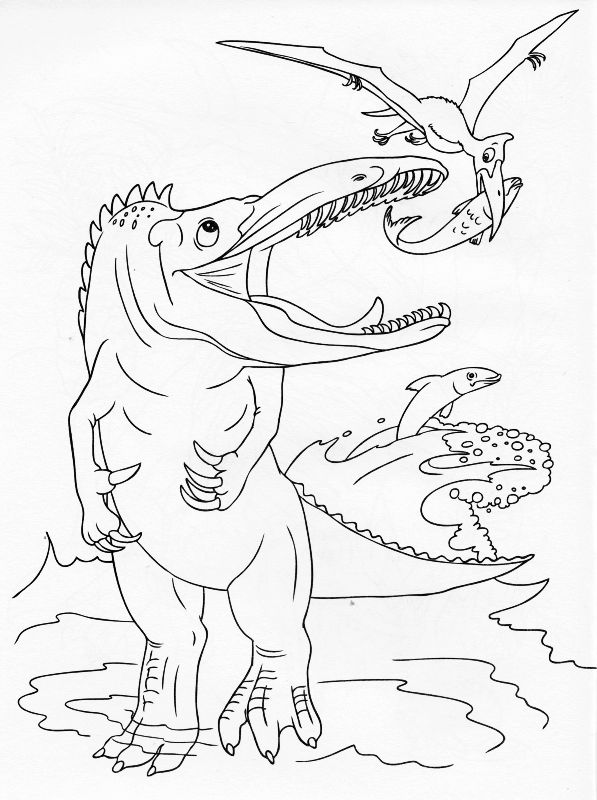 Велика книга  розмальовок. Динозаври. Фото N5